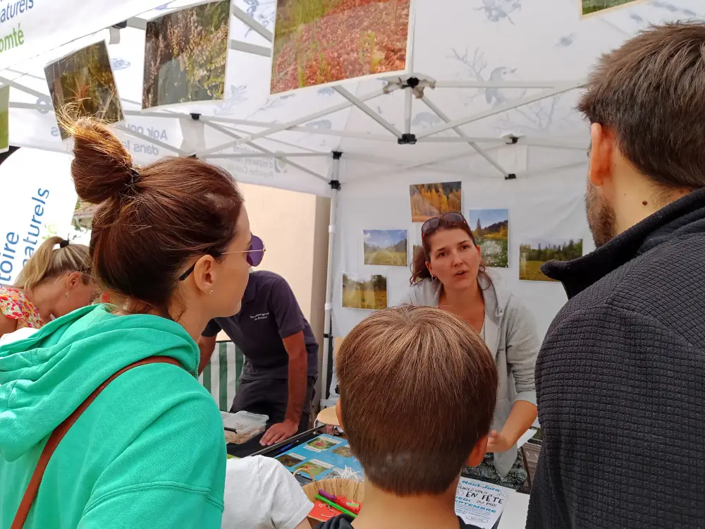 Stand du Conservatoire d'espaces naturels de Franche-Comté